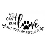 Sticker- You Can't Buy Love...(Swirl)